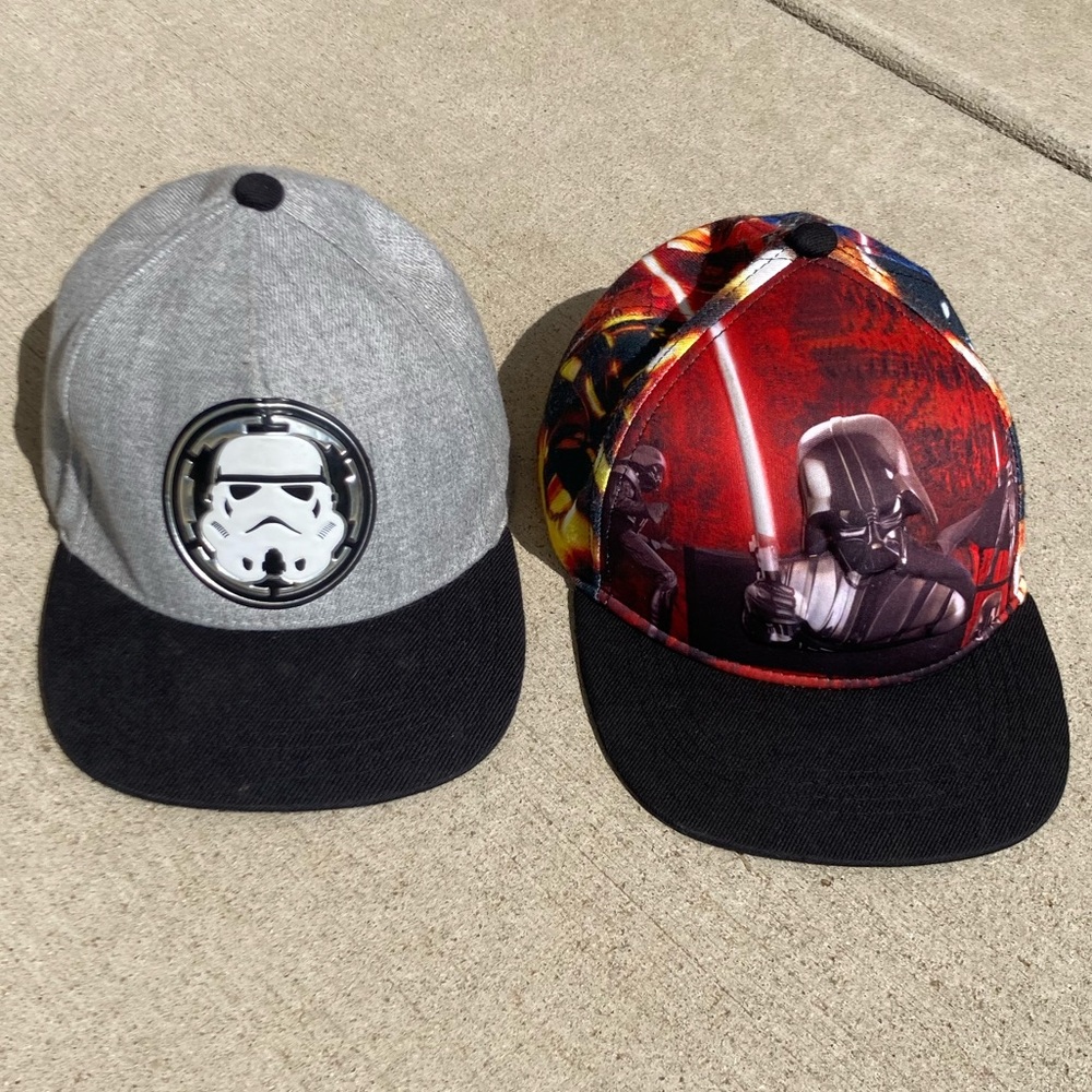Star Wars hats (youth) Darth Vader & Stormtrooper